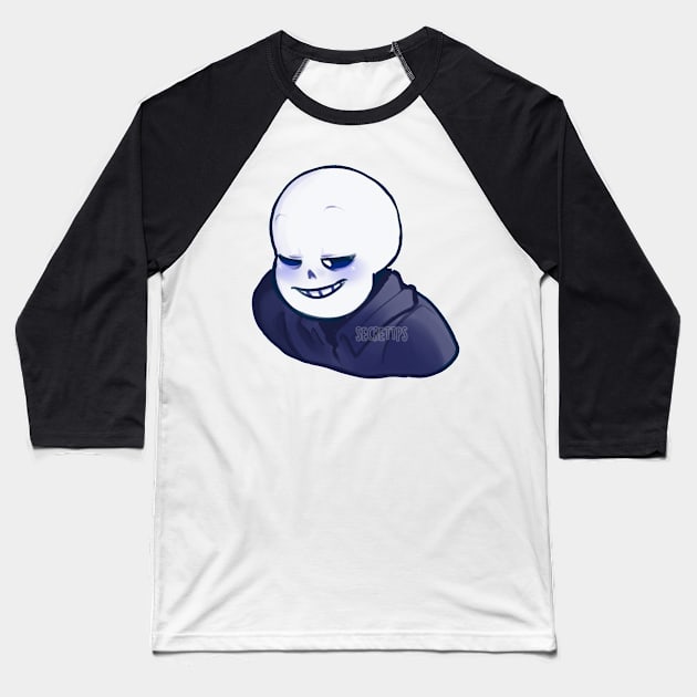 Undertale Sans Baseball T-Shirt by secrettps